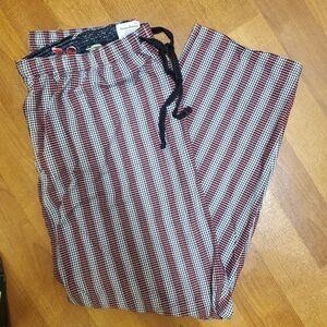 Tommy Bahama Plaid Drawstring Sleepwear Mens 2xl Cotton Lounge Pants Tb82291x